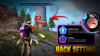 TOP 5 Talk Back & Switch Access Headshot Settings Test Brazilian 🇧🇷 Tips & Tricks🔥 FreeFire Max & FF