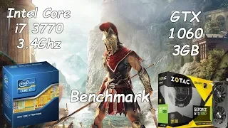 Assassin's Creed Odyssey - GTX 1060 3GB | i7 3700 | Benchmark I Custom Setting