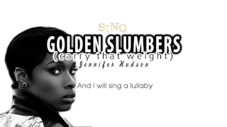 Jennifer Hudson  Golden Slumbers Carry That Weight (SING 2016 Soundtrack) Tous en Scène