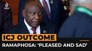 Ramaphosa: We are pleased and sad by ICJ outcome | Al Jazeera Newsfeed