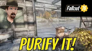 Fallout 76- Water Purifier Plan Location and Creation!