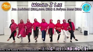 Would I Lie//Line Dance//Jun Andrizal (INA),Arra (INA) & Sofyan Anas (INA)//ABRAG Club