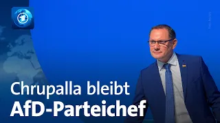 Chrupalla wiedergewählt als Teil einer AfD-Doppelspitze