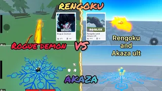 Rogue demon VS Rengoku and Akaza Ult (Rengoku and Akaza ultimate)