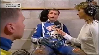 Speedway rider spits his dummy!!! Suzy Perry as referee!