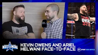 Ariel Helwani and Kevin Owens squash their long-standing beef on the eve of WrestleMania 38