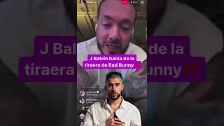 J BALVIN RESPONDE A MENCIÓN DE BAD BUNNY