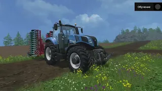 СБОР УРОЖАЯ И КУЛЬТИВАЦИЯ FARMING SIMULATOR 15