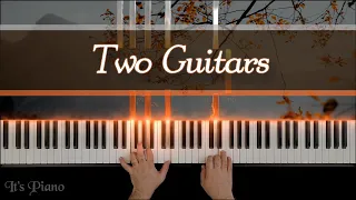 Two Guitars - Russian Gypsy Music | Piano Cover | Piano Synthesia