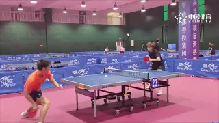 Wang Chuqing Training With Xue Fei