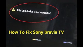 How to fix This USB device is not supported Sony bravia tv - Seagate External hard drive