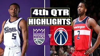 Washington Wizards vs Sacramento Kings 4th QTR GAME HIGHLIGHTS | March 21 | 2024 NBA Season