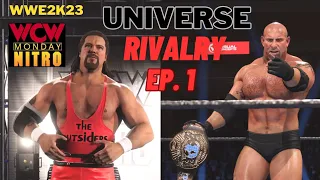 WWE 2k23 Best Universe Mode Rivalries | Goldberg vs Kevin Nash WCW Monday Nitro Episode 1