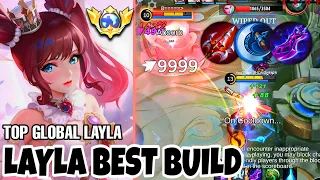 LAYLA BUILD and BEST EMBLEM 2023 | Mobile Legends Bang Bang