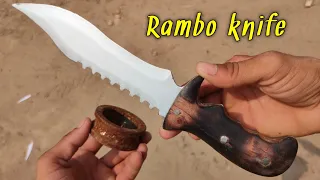 how to make rambo knife