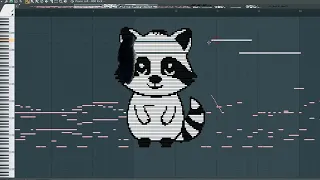 What Pedro Raccoon Dance Sounds Like - MIDI Art