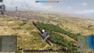 【WarThunder】150712AB F4F-4 ワイルドキャット 地上攻撃シチリア島　撃墜16