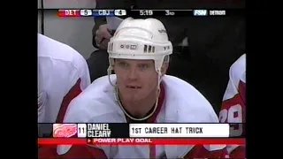 06/07 RS: Det @ CBJ Highlights - 12/28/06 (Cleary Hat Trick)