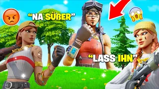 Zwei *MÄDCHEN* Streiten um RENEGADE RAIDER 😨, doch auf einmal haben Sie mich...🥵😏 | Fortnite