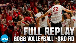 Wisconsin vs. Penn State: 2022 NCAA volleyball regional semifinals | FULL REPLAY