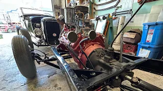 32 Ford Pedal Assembly, Hydraulic Brakes, Clutch Linkage, Plug Wires and more! Part 17