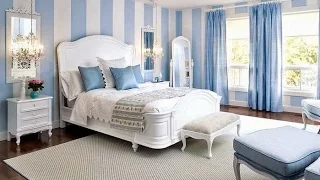Ремонт спальни в светло голубом цвете - Идеальный Ремонт