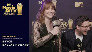 Bryce Dallas Howard on Presenting Chris Pratt's Generation Award | 2018 MTV Movie & TV Awards