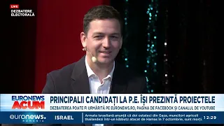 Euronews România a transmis prima dezbatere între candidații români la europarlamentare