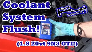 How To Flush And Drain Coolant! (Polo 9N3 GTI 1.8 20VT)