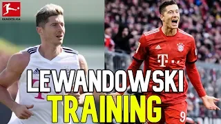 Robert Lewandowski Training,Workout and Skills (Bundesliga)