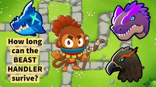 How long can the BEAST HANDLER survive?!? | BTD 6 New Tower