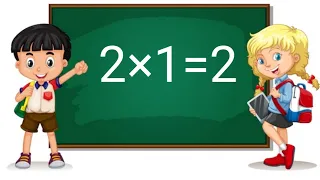 Learn  multipalication  table 2 easy way/ table of 2 to 20   (2×1=2)