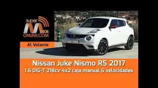 Nissan Juke Nismo RS 2017 / Al volante / Prueba dinámica / Review / Supermotoronline.com