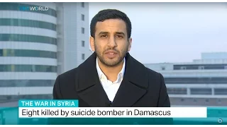 The War in Syria: Eight killed by suicide bomber in Damascus