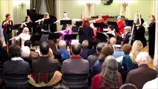 Flautrageous Flute Choir performs  Salvation is Created   12 09 15