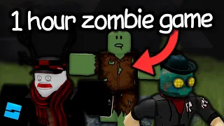 We made a Zombie Game in 1 hour... | Roblox Studio