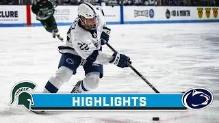 Michigan State at Penn State | Highlights | Big Ten Hockey | 1/13/2024