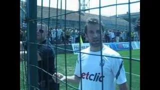 Del Piero: breve litigata con un tifoso