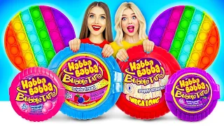Kaugummiblasen-Challenge! | Verrückte Essenschlacht von RATATA
