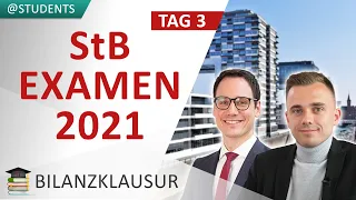 Bilanzsteuerrecht: Original-Steuerberaterexamen 2021 (Tag 3)