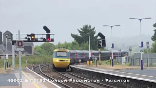 Great Western Railway and CrossCountry Trains at Newton Abbot on August 11th 2018