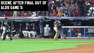 The scene at Progressive Field after record-breaking season comes to an end