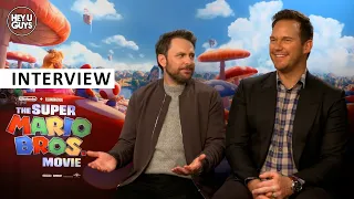 Chris Pratt and Charlie Day - The Super Mario Bros Movie & their favourite Mario character