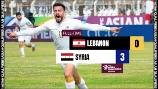 #AsianQualifiers - Group B | Lebanon 0 - 3 Syria