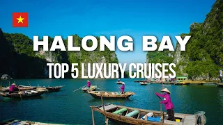 Top 5 LUXURY CRUISES to Experience Halong Bay in Vietnam