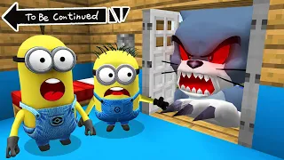 GAINT TOM vs MINIONS in MINECRAFT ! Real Tom vs Minion Animation - GAMEPLAY Movie Trap