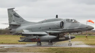 LOUD!!!! Mcdonnell Douglas A4AR Fightinghawk, C-927 despegando del Aeropuerto de Morón (SADM)