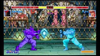Ultra Street Fighter 2 Color Edit Battle!!! (CPU vs CPU)