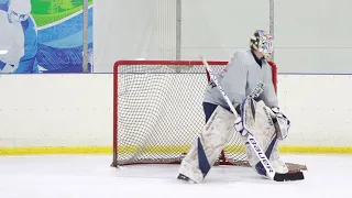 Вратарь «Виннипег Джетс» Бердин Михаил в GOALKEEPERS Elite Camp