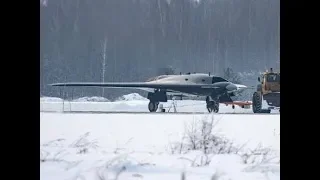 Видео Охотник-Б С-70 Тяжелый Стелс БПЛА Российского производства ОКБ Сухого